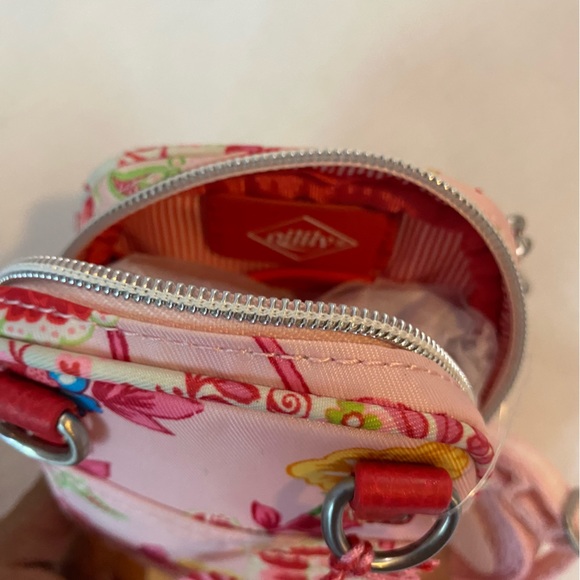 Set of Oilily floral toiletry/ cosmetics bag and mini Crossbody. -NWT - Picture 7 of 11